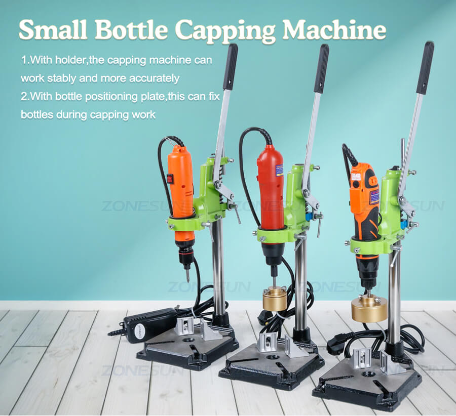 Small Bottle Capping Machine For Drinks Bottle