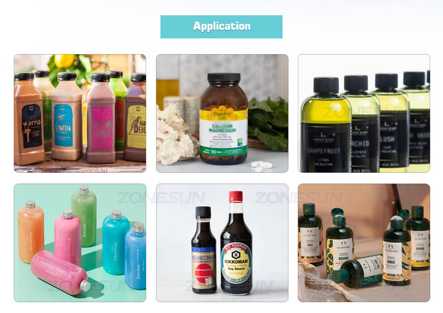 Application of Small Bottle Capping Machine For Drinks Bottle