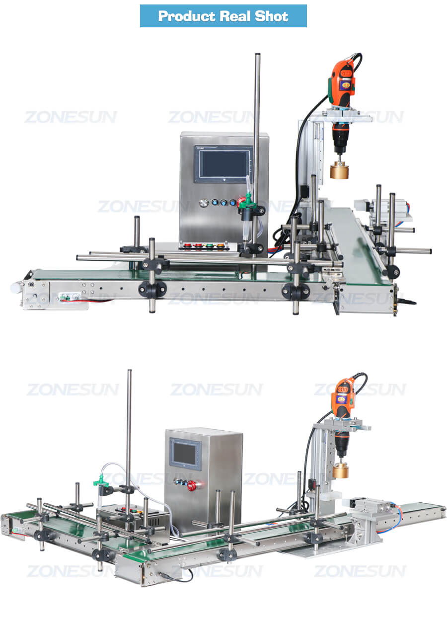 Desktop Corner Filling Capping Machine