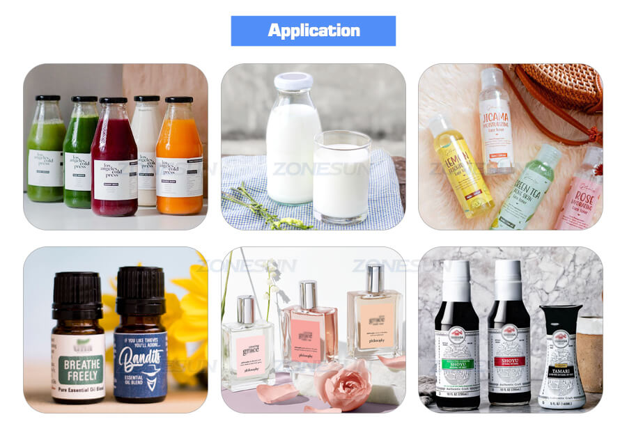 コンベアを使用した小さな磁気ポンプ充填機の塗布