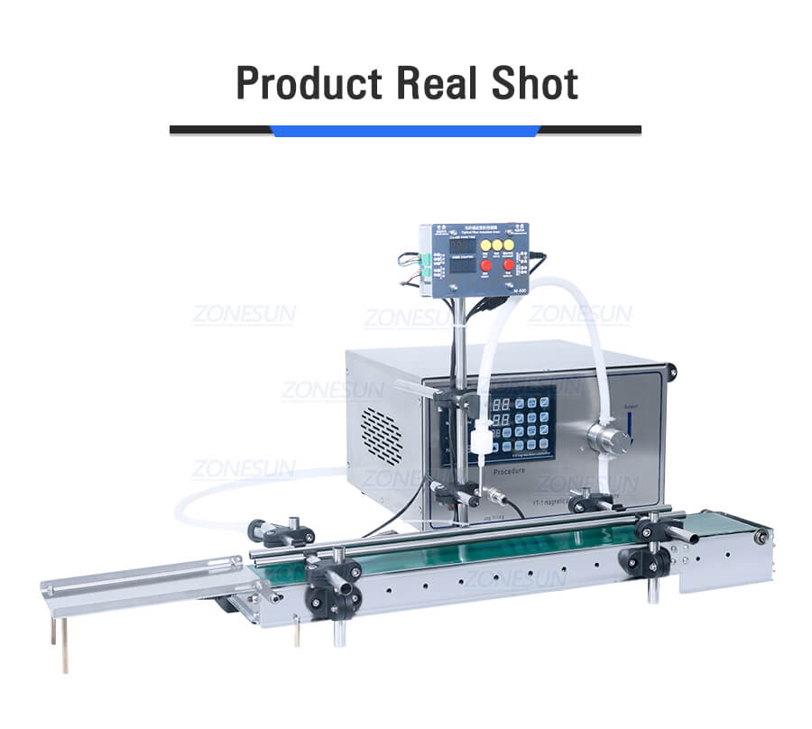 Small Liquid Filling Machine With Conveyor