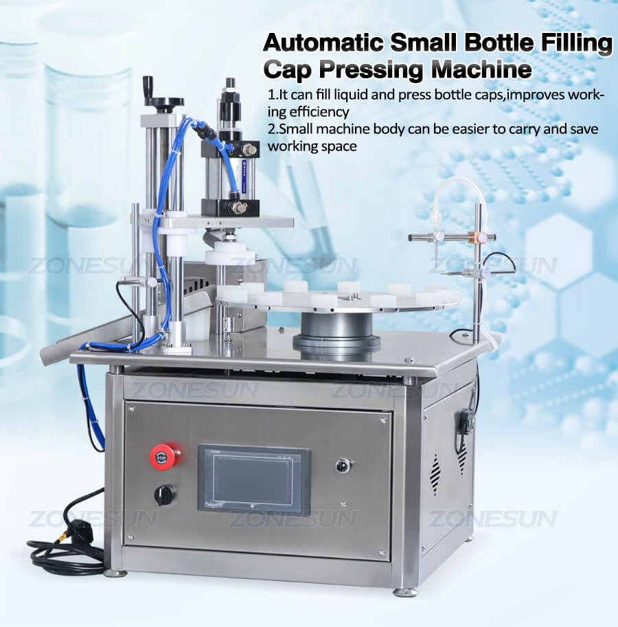 Small Bottle Filling Capping Machine