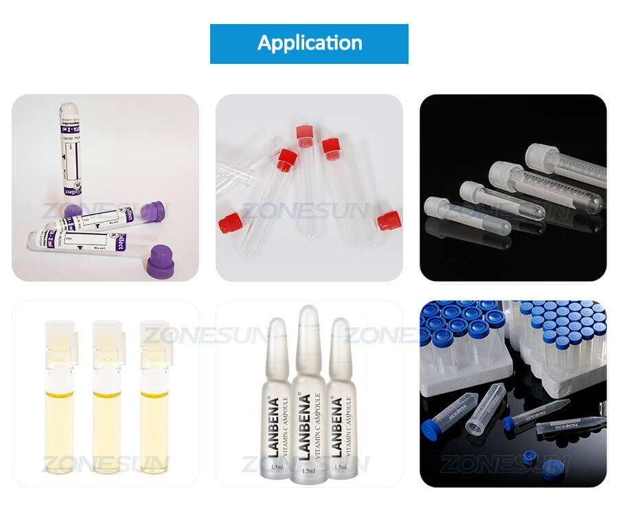 Application of Small Bottle Filling Capping Machine