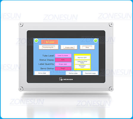 Control Panel of Plastic Soft Tube Labeling Machine
