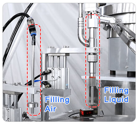 Filling Nozzle of Spout Pouch Filling Capping Machine