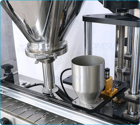 Filling Nozzle of 3 Heads Powder Filling Machine