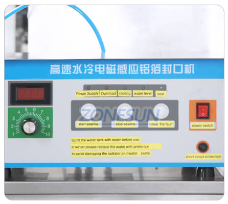Control Panel of Induction Sealing Machine