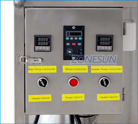 Control Panel of Wax Making Machine