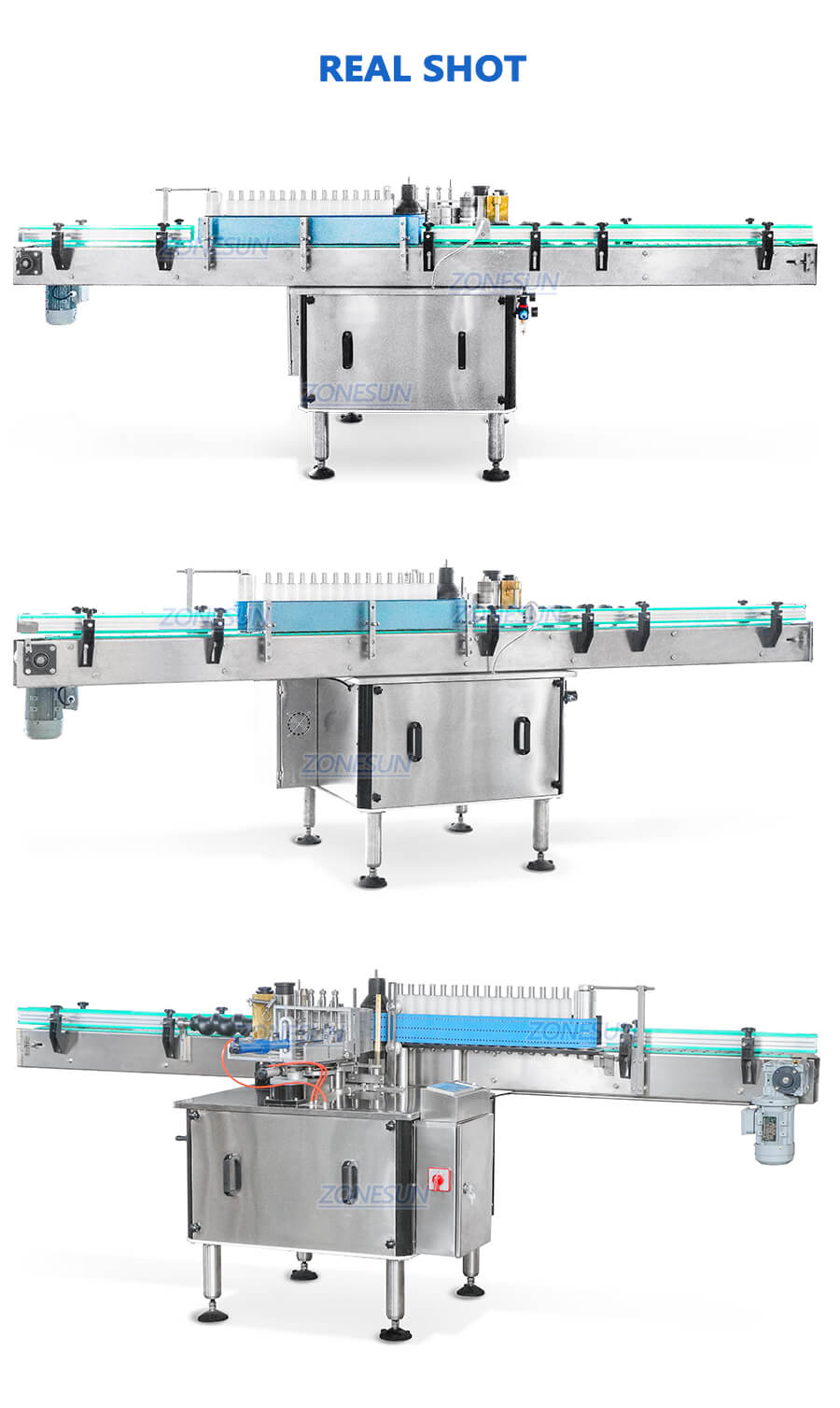 Wet Glue Labeling Machine For Round Bottle