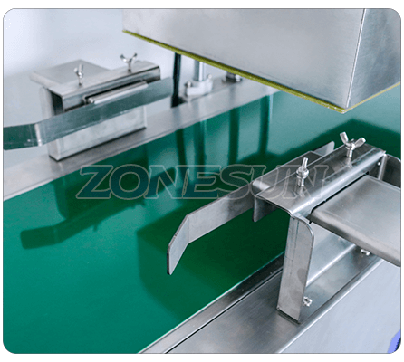 Feeding Inlet of  ZS-FK1800 Bottle Cap Sealing Machine