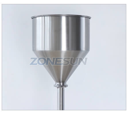 Félautomata teljes pneumatikus lekvárpaszta töltőgép garatja