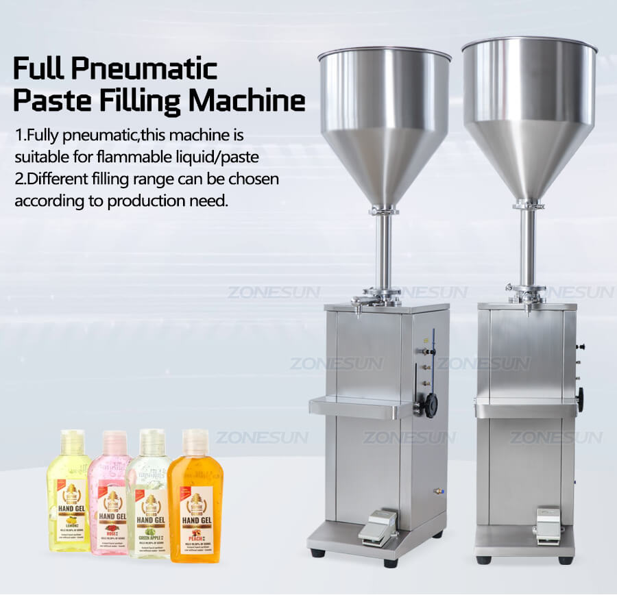 Semi-automatic Full Pneumatic Jam Paste Filling Machine