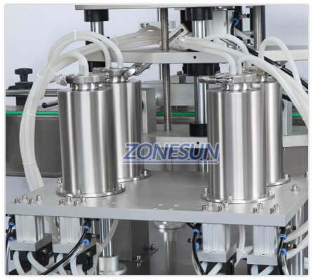 Material Cylinder of ZS-VTZL4A Automatic Vacuum Liquid Filling Machine
