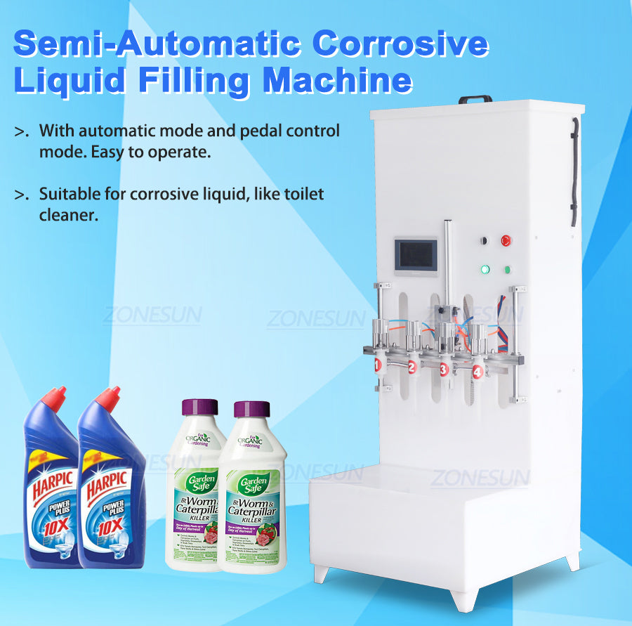 anti-corrosive liquid filling machine