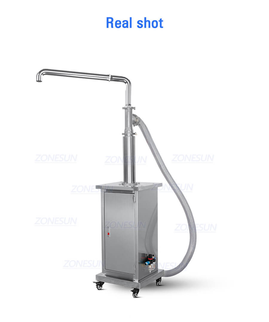 Bomba de alimentación para una máquina de llenado de mermelada automática