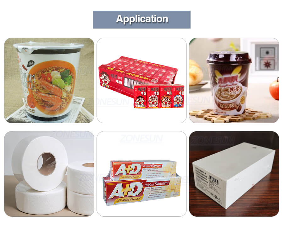 application of shrinking machine