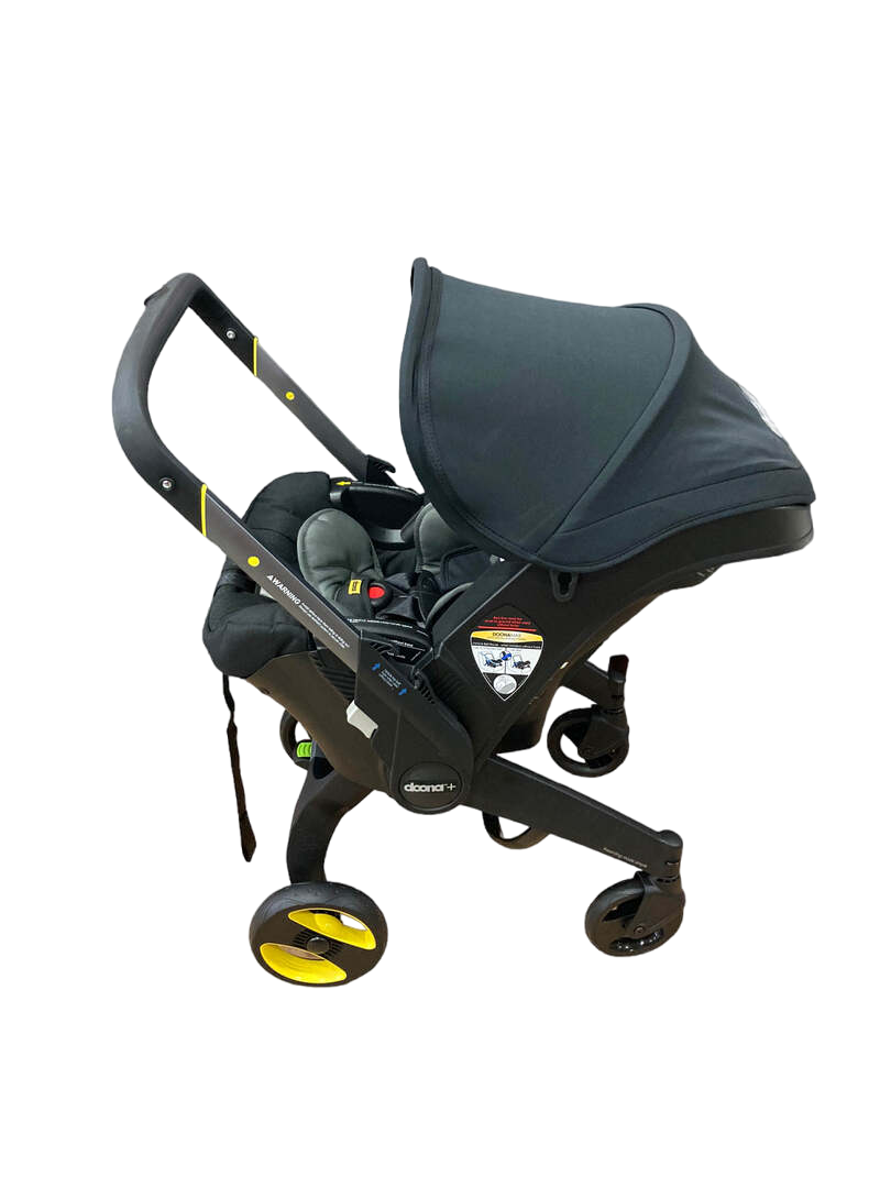 Doona Infant Car Seat & Stroller Combo, 2023, Nitro Black