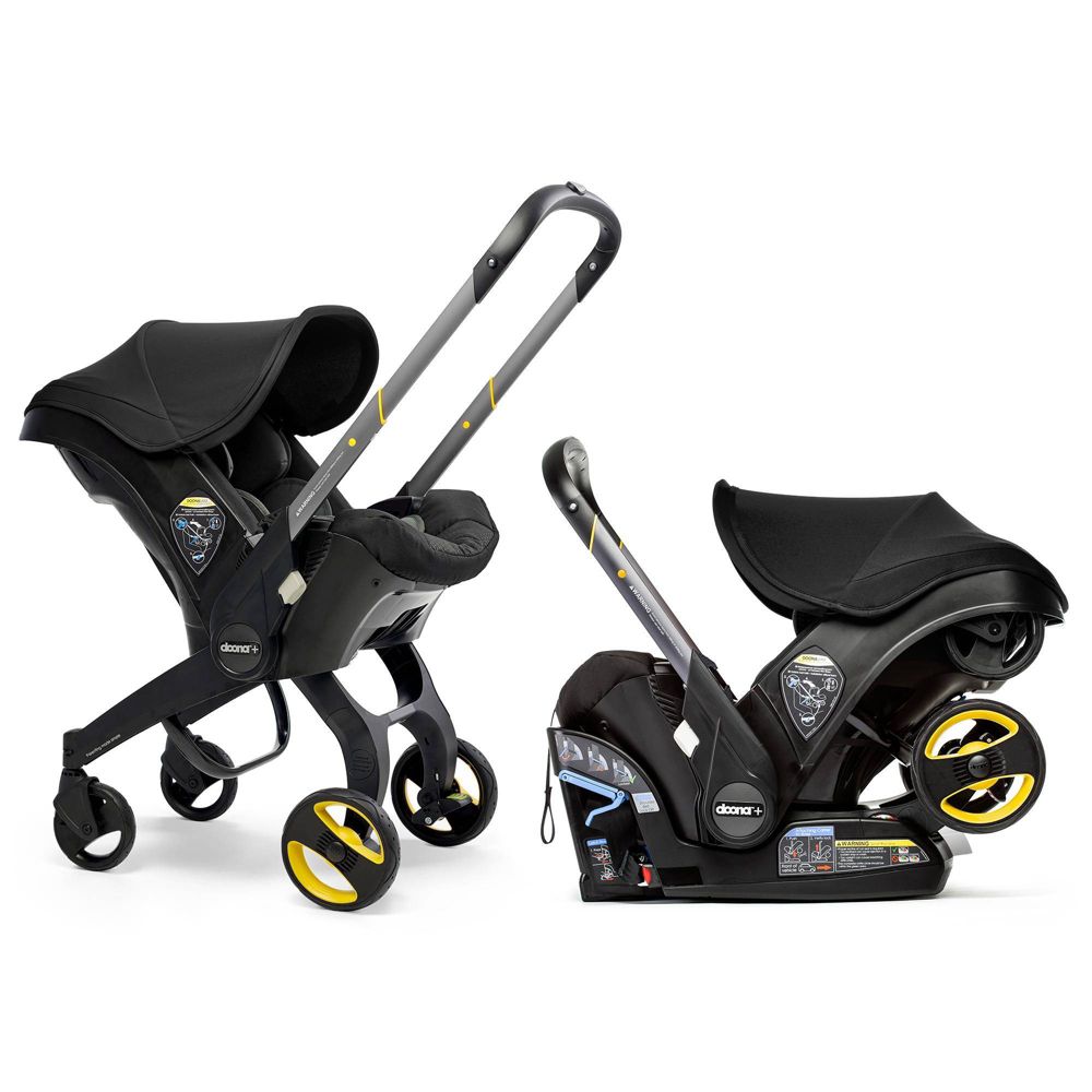 Doona Infant Car Seat & Stroller Combo, 2022, Nitro Black