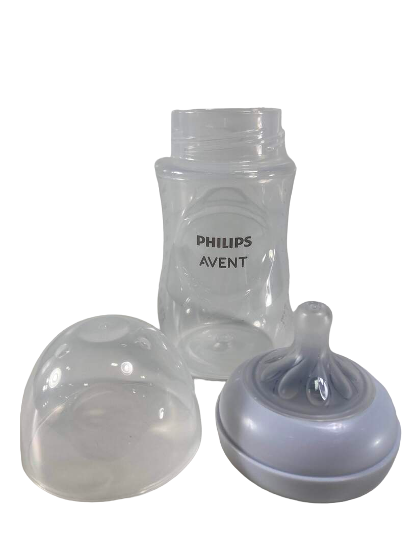 Philips Avent Natural Baby Bottles, 9oz, 2-Pack, Clear