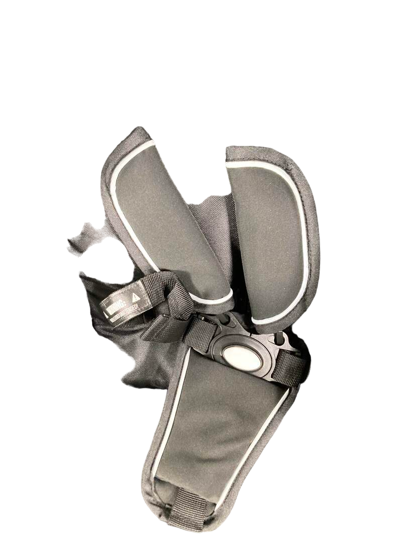 Mockingbird Single Stroller, 2023, Black, Windowpane, Silver With Penny Leather