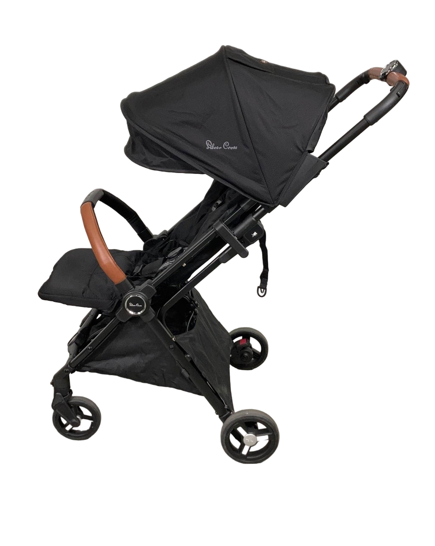 Silver Cross Jet 3 Super Compact Stroller, 2022, Black