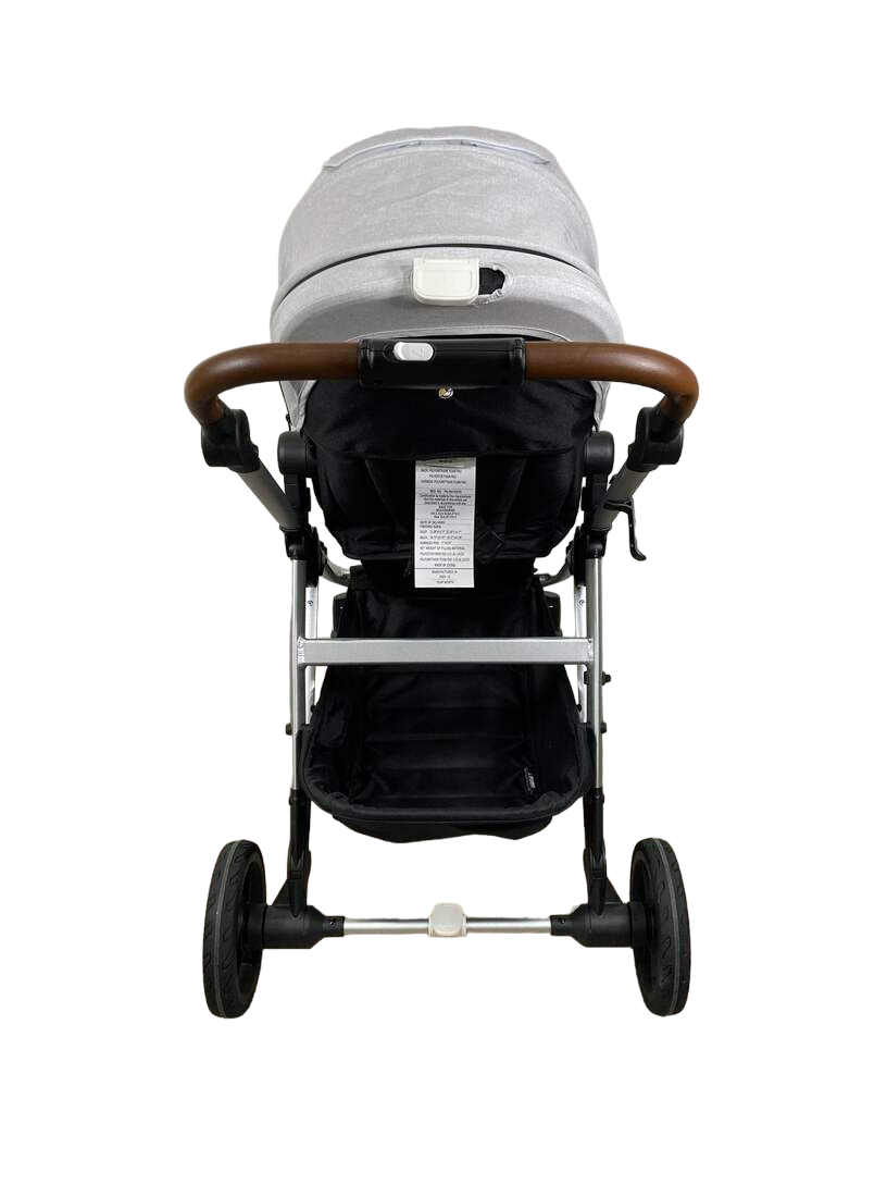 Mockingbird Single to Double Stroller, 2023, Silver with Penny Leather, Limited Edition Night Stars, Limited Edition Light Grey