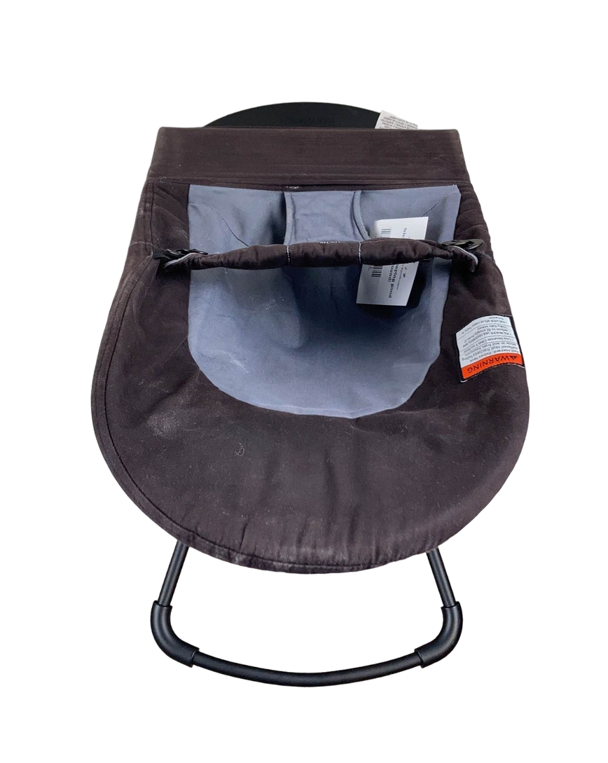 BabyBjorn Bouncer Balance, Black/Dark Gray, Black Frame