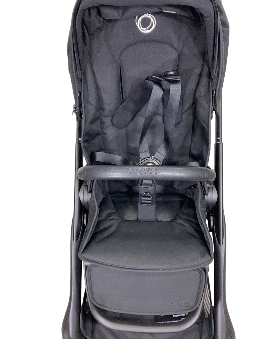 Bugaboo Dragonfly Stroller, 2023, Black, Midnight Black, Midnight Black