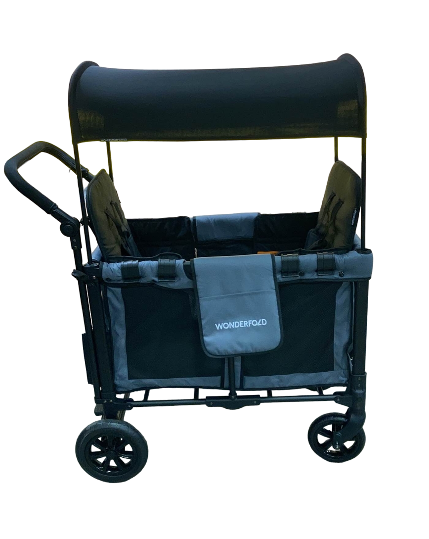 Wonderfold W2 Original Multifunctional Double Stroller Wagon, 2023, Charcoal Gray