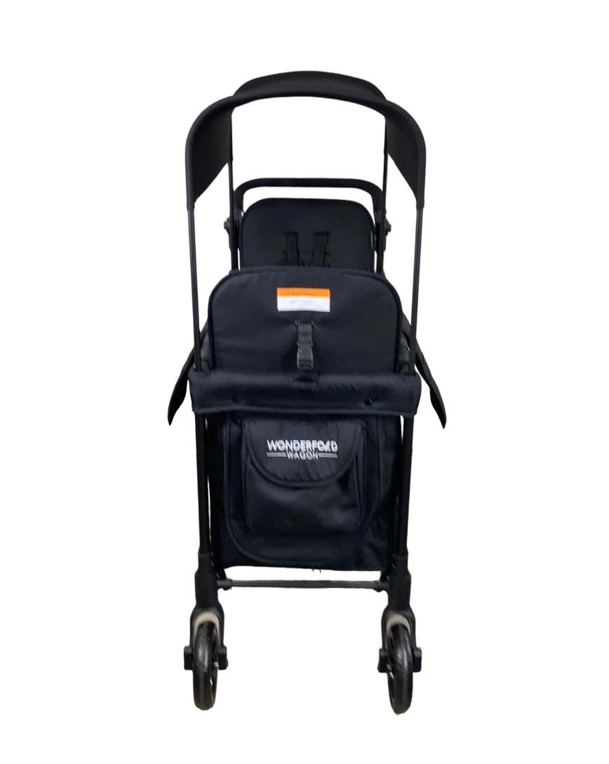 Wonderfold W2 Original Multifunctional Double Stroller Wagon, Black, 2022