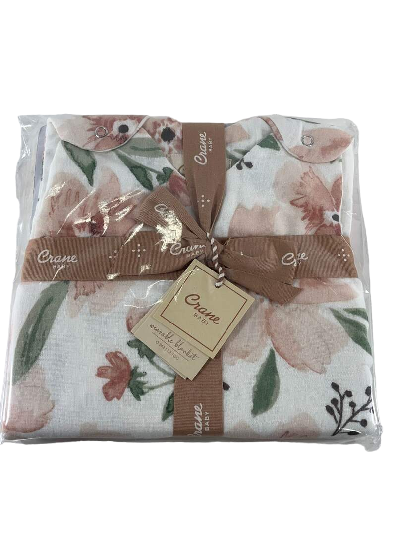 Crane Baby Wearable Blanket, Parker Floral