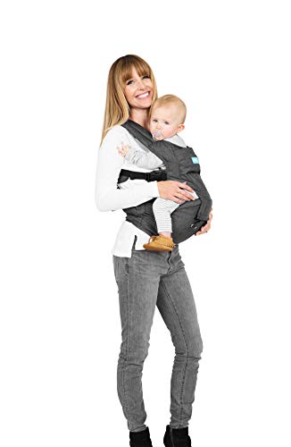 Moby 2-in-1 Baby Carrier + Hip Seat, Grey