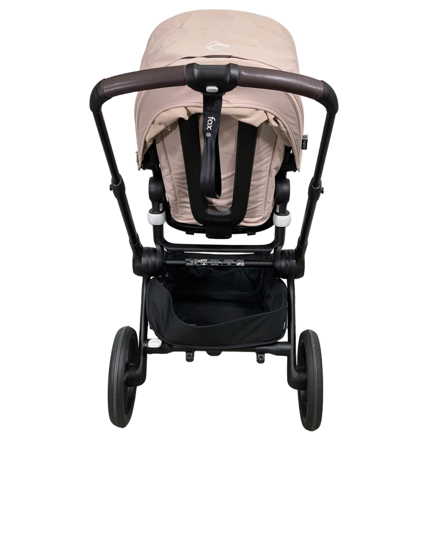 Bugaboo Fox 5 Stroller, 2023, Black Frame, Desert Taupe