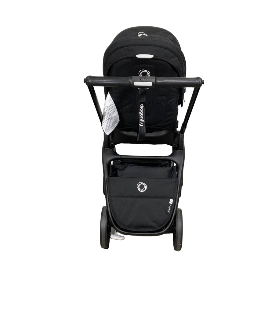 Bugaboo Dragonfly Stroller, 2023, Black, Midnight Black, Midnight Black