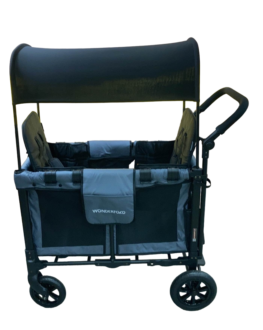 Wonderfold W2 Original Multifunctional Double Stroller Wagon, 2023, Charcoal Gray