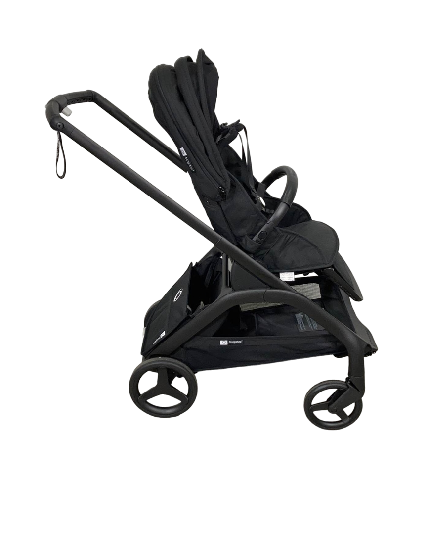 Bugaboo Dragonfly Stroller, 2023, Black, Midnight Black, Midnight Black
