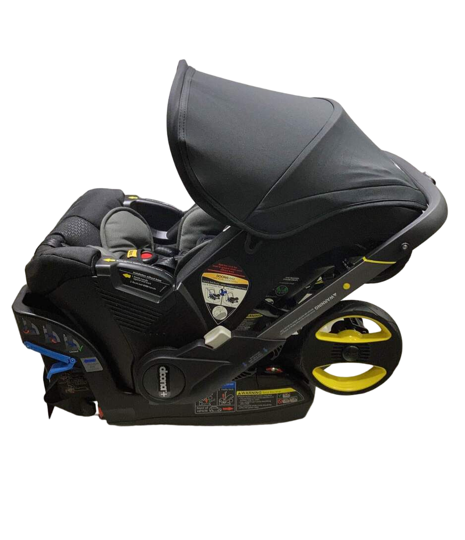 Doona Infant Car Seat & Stroller Combo, Nitro Black, 2023