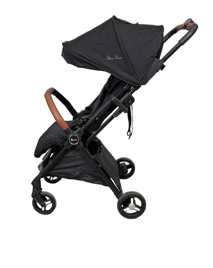 Silver Cross Jet 3 Super Compact Stroller, 2023, Black