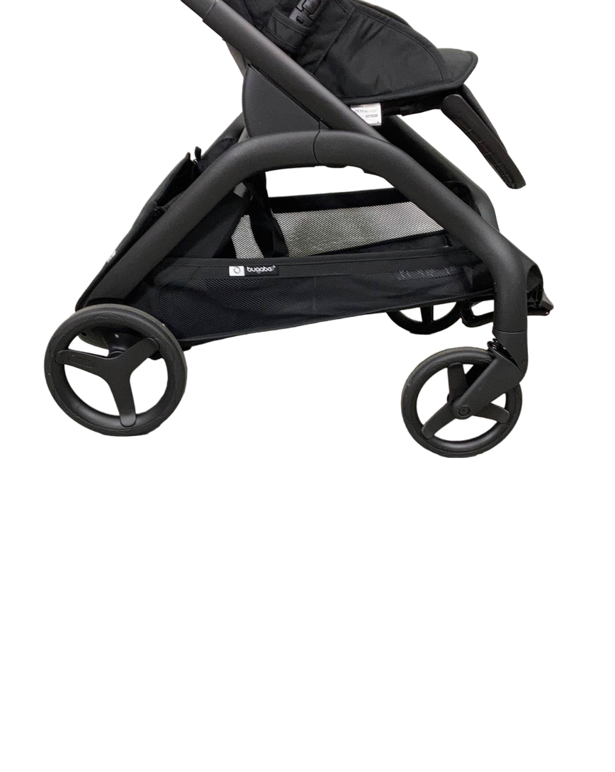 Bugaboo Dragonfly Stroller, 2023, Black, Midnight Black, Midnight Black