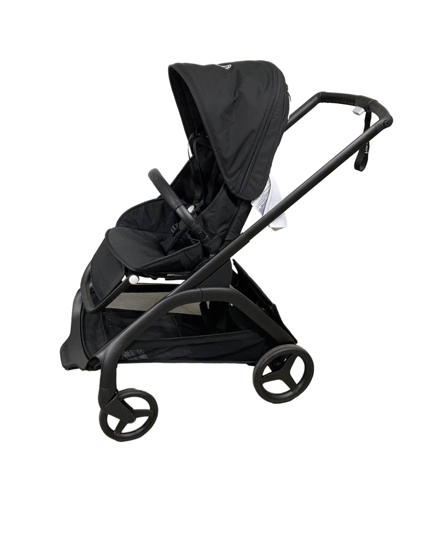 Bugaboo Dragonfly Stroller, 2023, Black, Midnight Black, Midnight Black