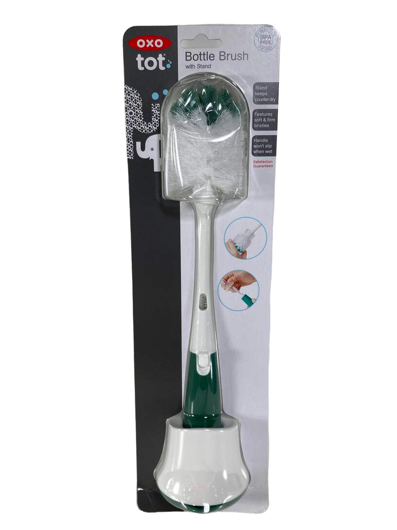 OXO Tot Bottle Brush with Stand, Sage