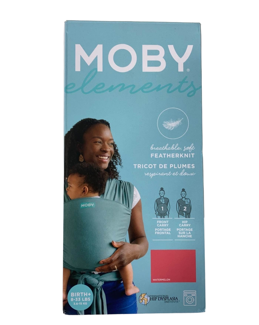 Moby Elements Baby Wrap Carrier, Watermelon