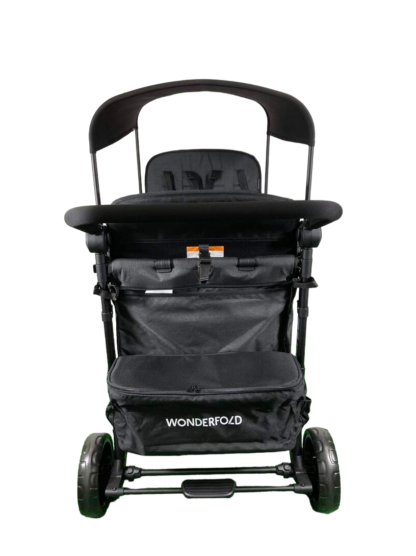 Wonderfold W4 Elite Stroller Wagon, Volcanic Black, 2023