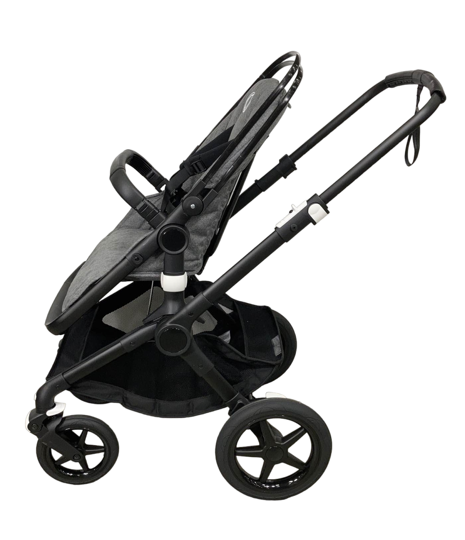 Bugaboo Fox 3 Stroller, 2021, Black, Grey Melange