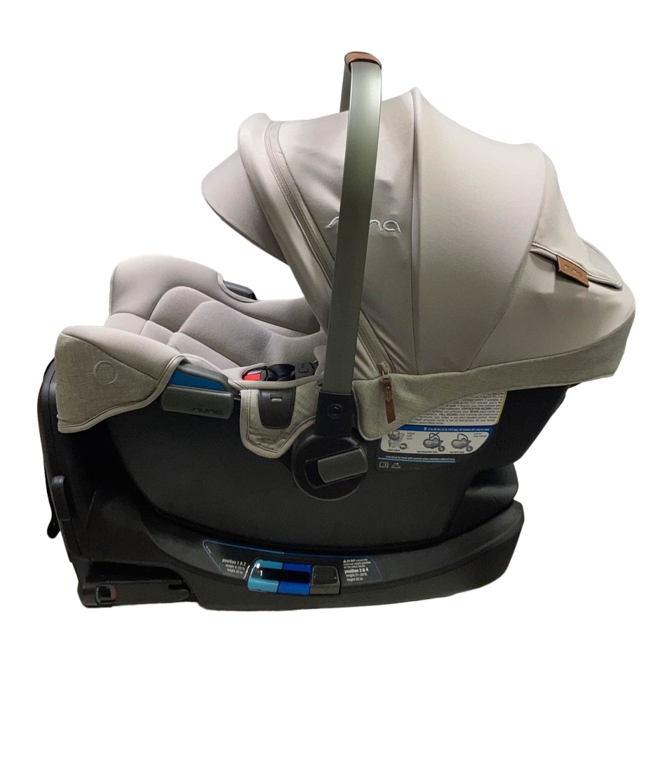 Nuna PIPA rx Infant Car Seat with RELX Base, Hazelwood, 2023