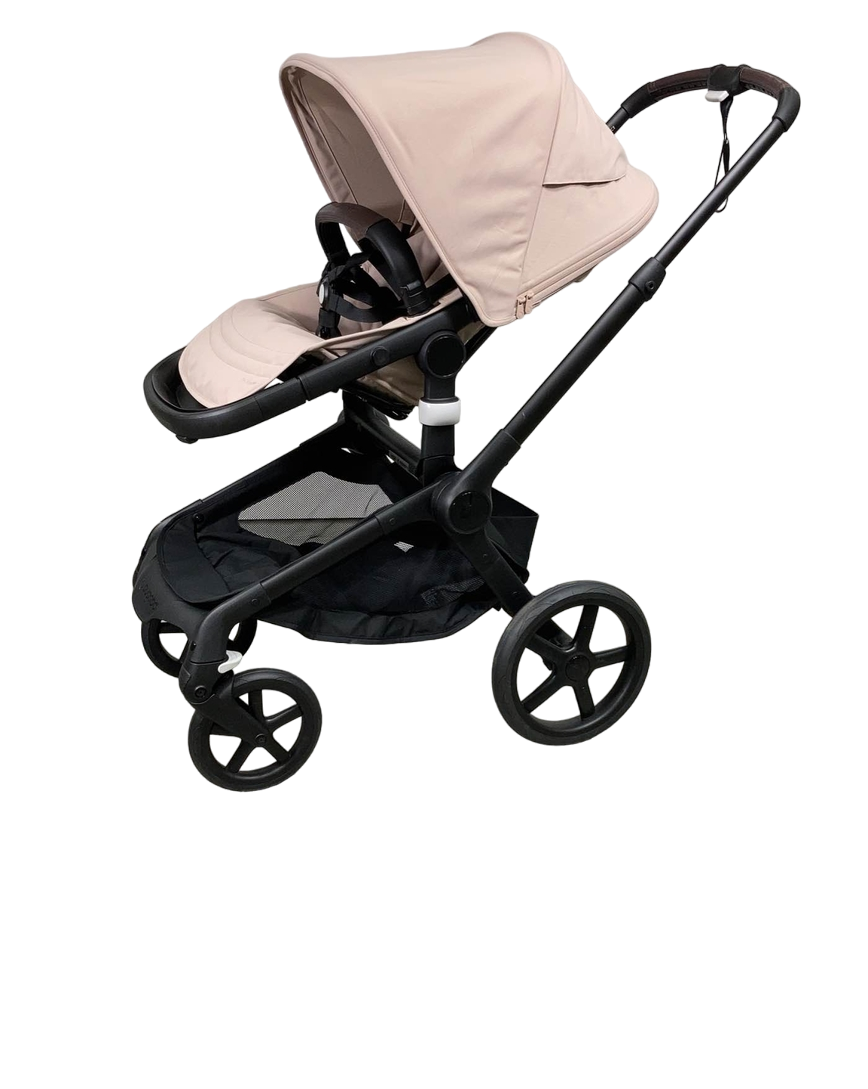 Bugaboo Fox 5 Stroller, 2023, Black Frame, Desert Taupe