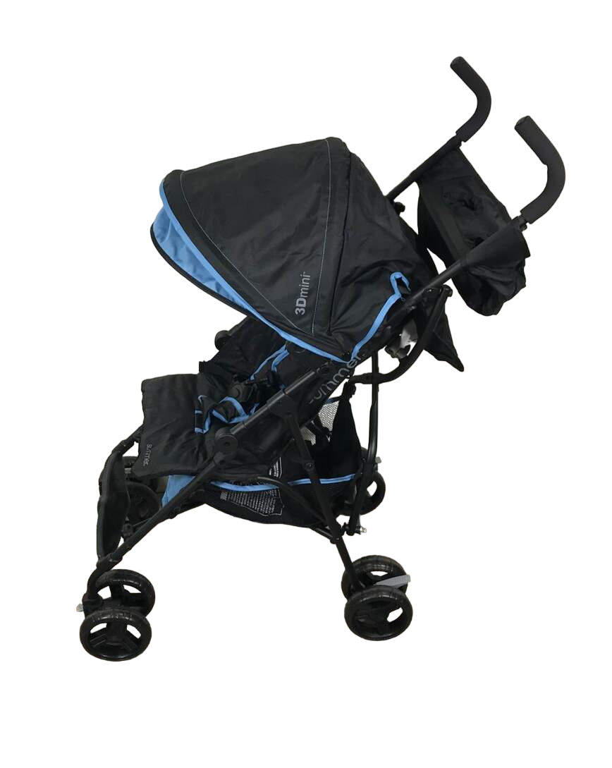 Summer Infant 3D Mini Stroller, Blue/Black, 2023