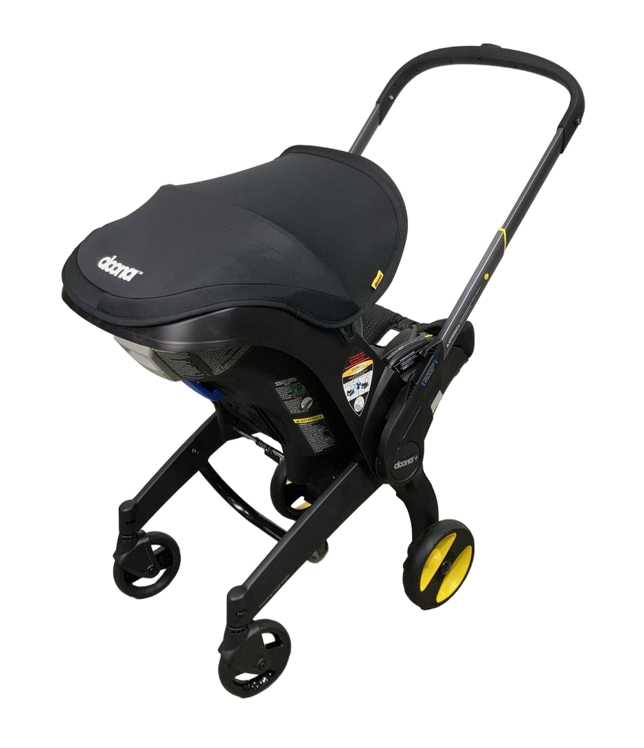 Doona Infant Car Seat & Stroller Combo, Nitro Black, 2023