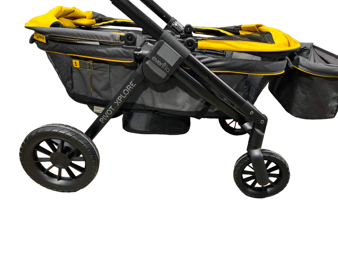 Evenflo Pivot Xplore All-Terrain Double Stroller Wagon, Wayfarer, 2023