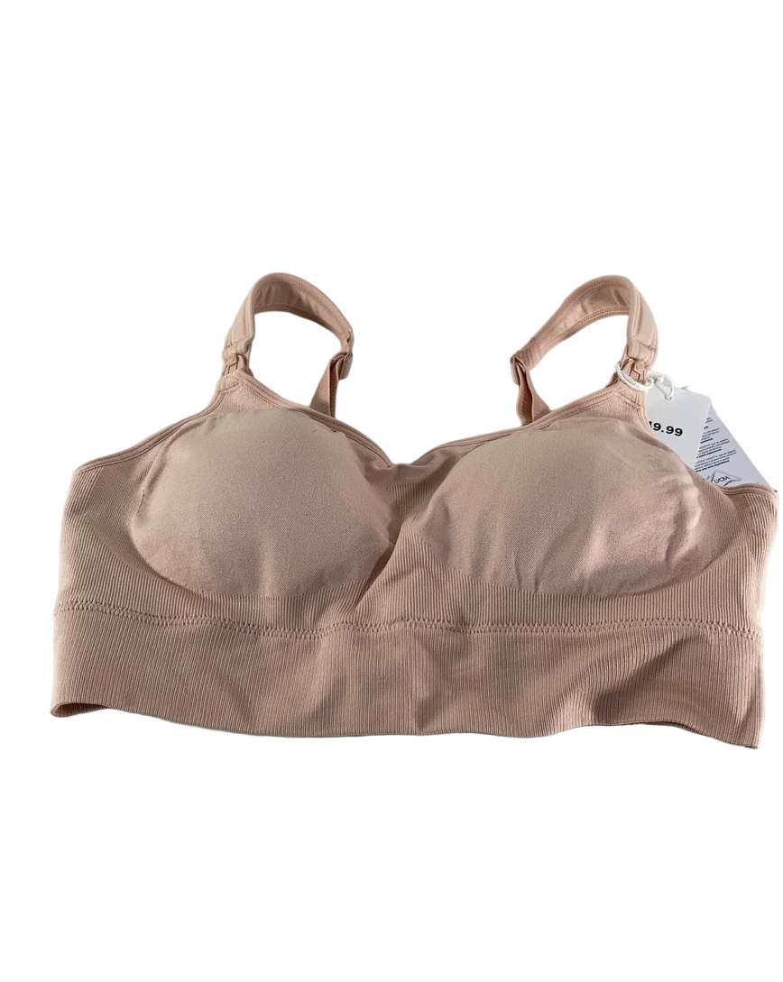 Momcozy All-in-One Super Flexible Pumping Bra, XL, Oyster Pink